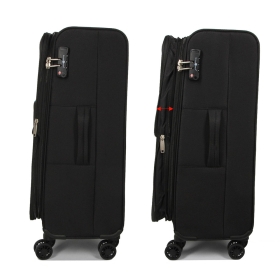 Walizka podróżna na 4 kółkach średnia miękka 80l TSA Snowball 22204