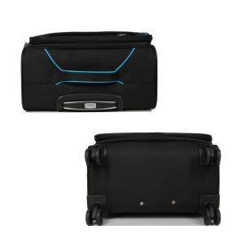 Walizka podróżna na 4 kółkach średnia miękka 80l TSA Snowball 22204