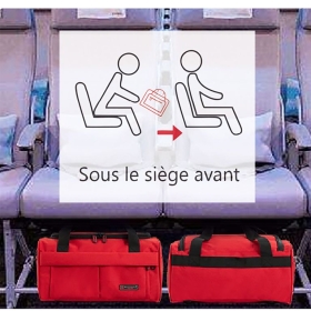 Mała torba podróżna kabinowa do samolotu 40x25x20 Snowball 32140