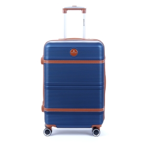 Walizka podróżna na kółkach średnia, twarda ABS 80l TSA Worldline 629