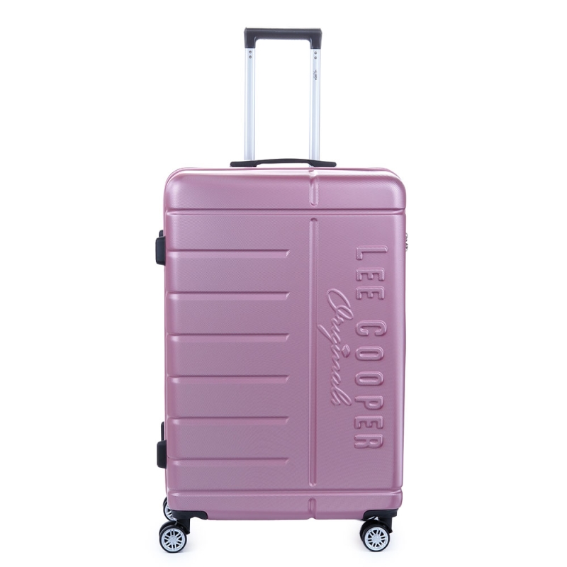 Walizka podróżna duża na 4 kółkach ABS 100l TSA Lee Cooper LC33303