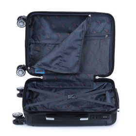 Mała walizka kabinowa do samolotu 55x40x20 ABS 30l Lee Cooper LC33303