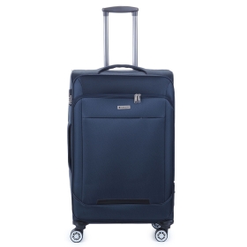 Walizka podróżna na kółkach duża materiałowa z poszerzeniem TSA 100l 621