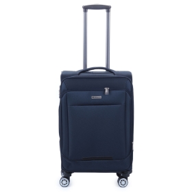 Walizka podróżna średnia na kółkach materiałowa 80l TSA 621