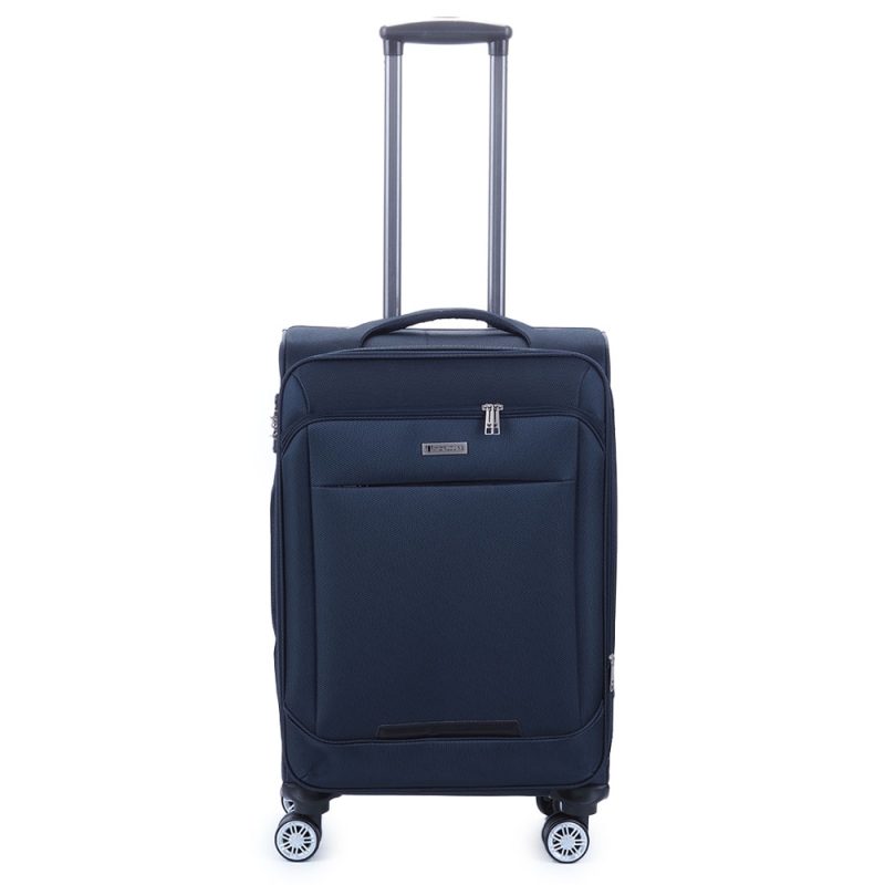 Walizka podróżna średnia na kółkach materiałowa 80l TSA 621