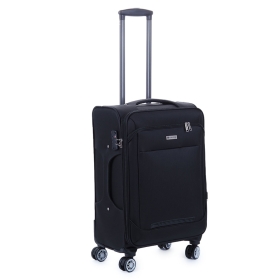 Walizka podróżna średnia na kółkach materiałowa 80l TSA 621