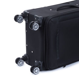 Walizka podróżna średnia na kółkach materiałowa 80l TSA 621