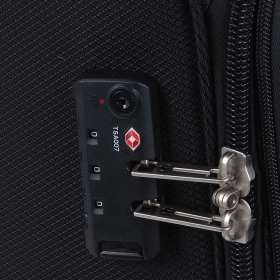 Mała walizka podróżna na kółkach kabinowa 50x40x23 TSA 40l 621