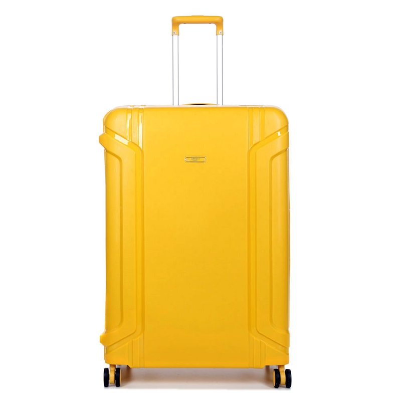 Walizka podróżna na zatrzaski duża polipropylen 100 l TSA Airtex 645