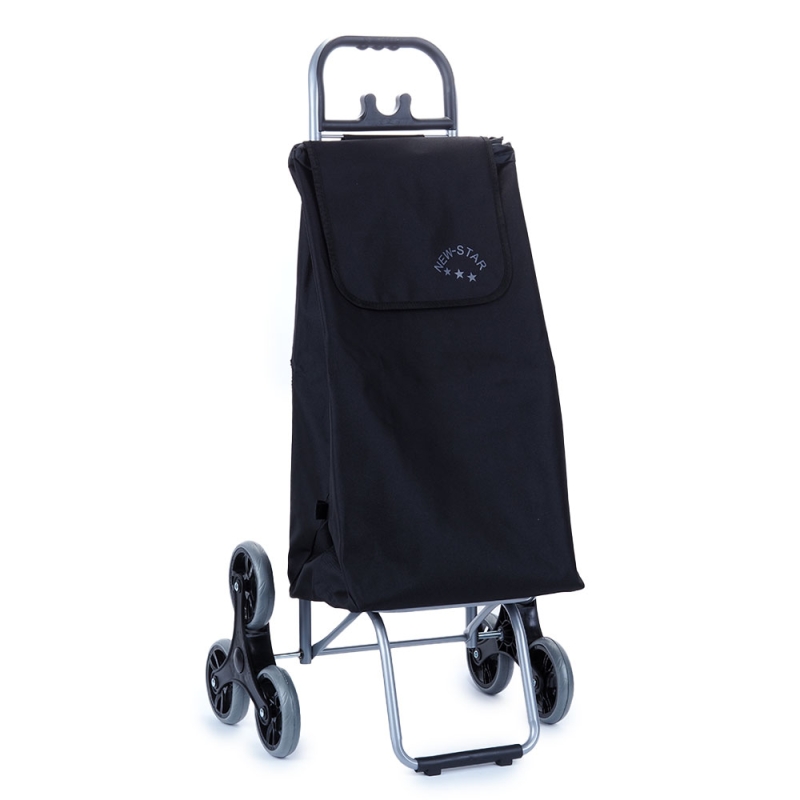 Wózek na zakupy trójkołowy, torba na kółkach na schody 80l New Star 102