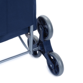 Wózek na zakupy trójkołowy, torba na kółkach na schody 80l New Star 102