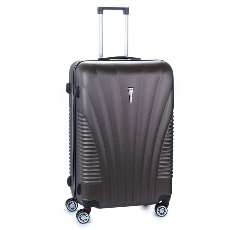 Walizka podróżna duża na 4 kółkach twarda ABS 90l Laurent 666A