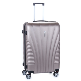 Walizka podróżna duża na 4 kółkach twarda ABS 90l Laurent 666A