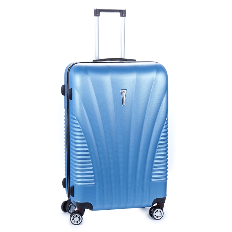 Walizka podróżna duża na 4 kółkach twarda ABS 90l Laurent 666A