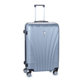 Walizka podróżna duża na 4 kółkach twarda ABS 90l Laurent 666A