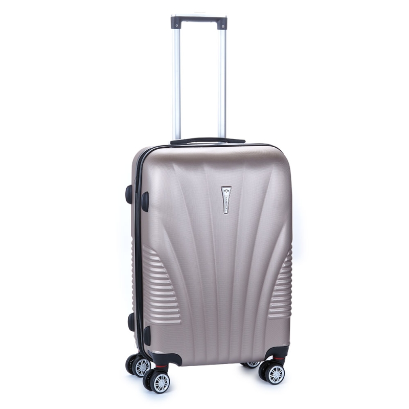 Walizka podróżna średnia na kółkach twarda ABS 60l Laurent 666A