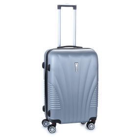 Walizka podróżna średnia na kółkach twarda ABS 60l Laurent 666A