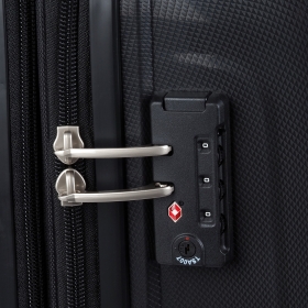 Walizka podróżna średnia na kółkach polipropynen 80l TSA Airtex 241