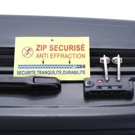 Walizka podróżna średnia na kółkach polipropynen 80l TSA Airtex 241