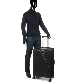 Walizka podróżna duża na kółkach twarda polipropylen 120l 42203