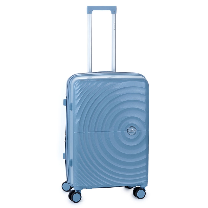 Walizka podróżna średnia na kółkach twarda polipropylen 80l 42203