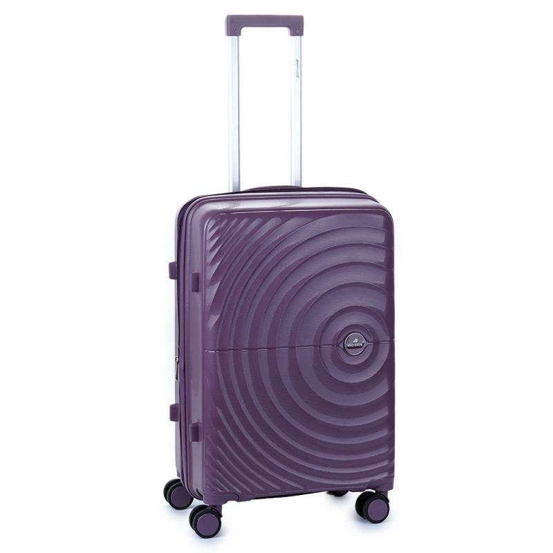 Walizka podróżna średnia na kółkach twarda polipropylen 80l 42203