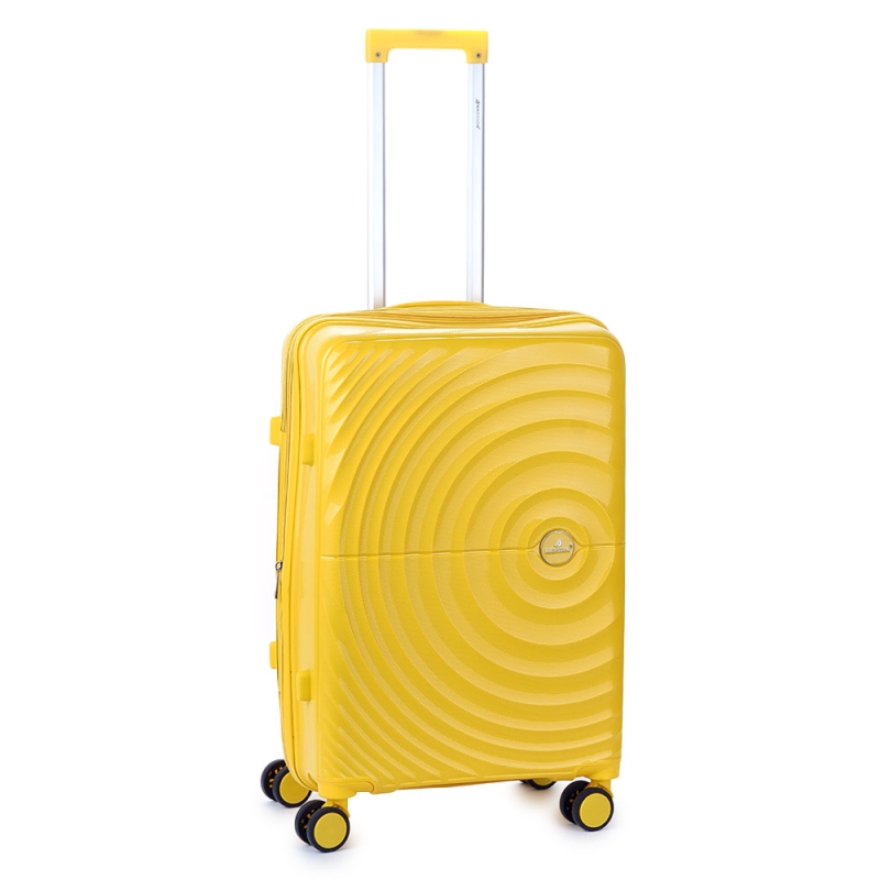 Walizka podróżna średnia na kółkach twarda polipropylen 80l 42203