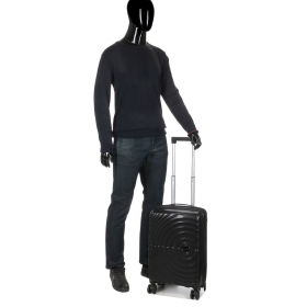 Walizka podróżna mała do samolotu 55x40x23 polipropylen 40l 42203