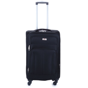 Walizka podróżna średnia na czterech kółkach materiałowa 70l SB-688