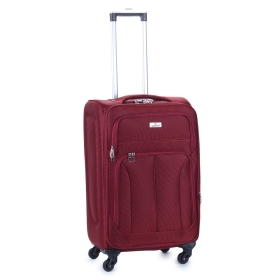 Walizka podróżna średnia na czterech kółkach materiałowa 70l SB-688