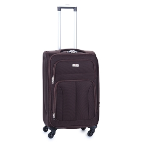 Walizka podróżna średnia na czterech kółkach materiałowa 70l SB-688