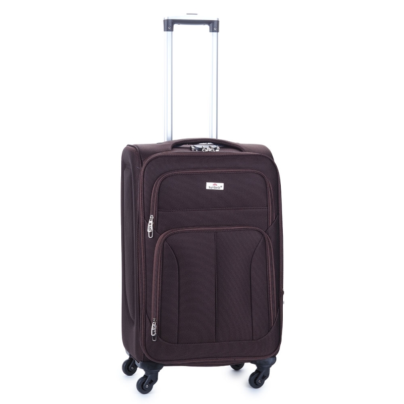 Walizka podróżna średnia na czterech kółkach materiałowa 70l SB-688