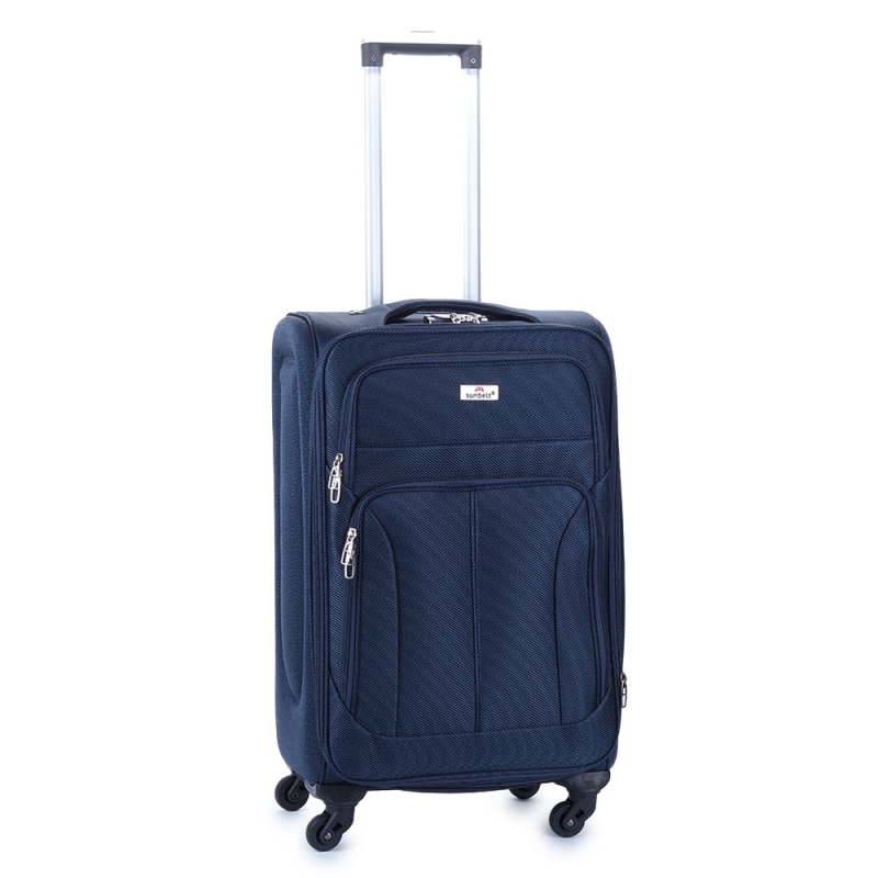 Walizka podróżna średnia na czterech kółkach materiałowa 70l SB-688