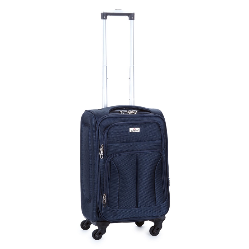 Walizka podróżna mała na kółkach kabinowa, materiałowa 40l SB-688