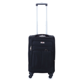 Walizka podróżna mała na kółkach kabinowa, materiałowa 40l SB-688