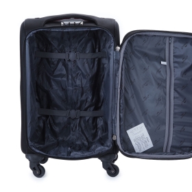 Walizka podróżna mała na kółkach kabinowa, materiałowa 40l SB-688