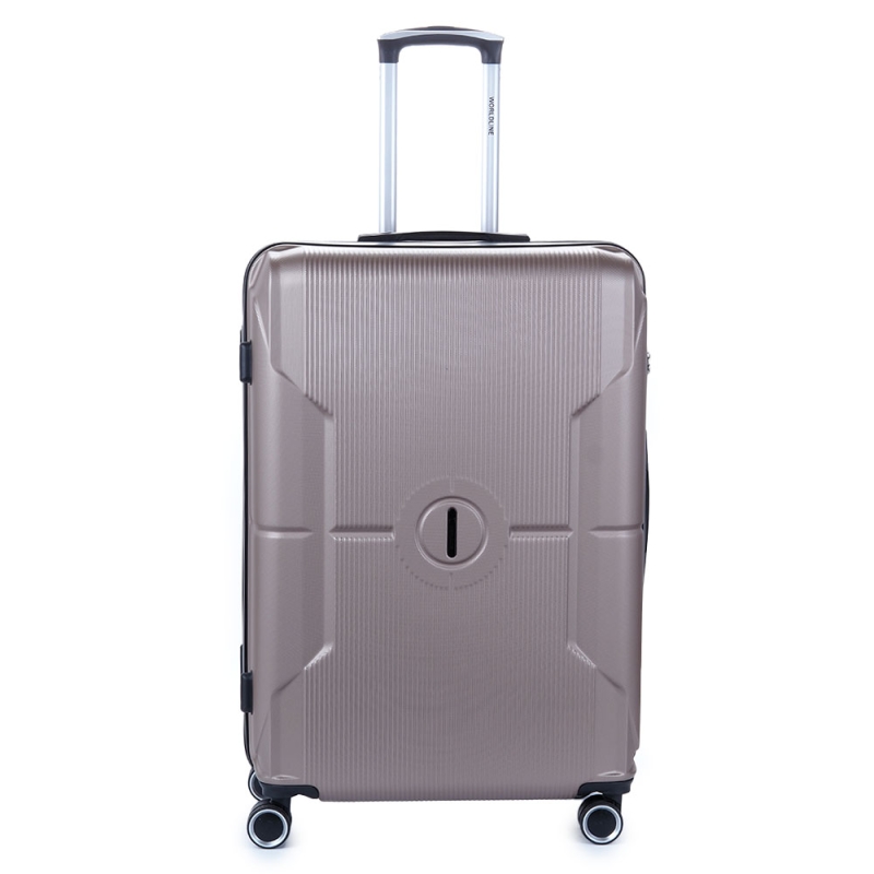 Walizka podróżna średnia na kółkach twarda ABS 80l TSA Worldline 635A