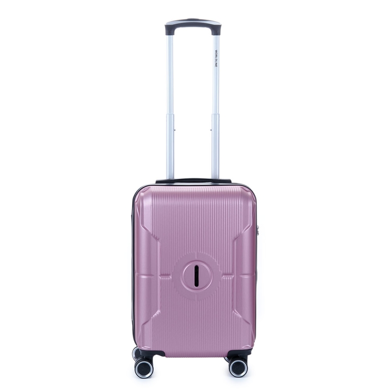 Walizka podróżna mała na kółkach, kabinowa 55x40x23 40l ABS 635A