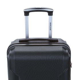 Walizka podróżna mała na kółkach, kabinowa 55x40x23 40l ABS 635A