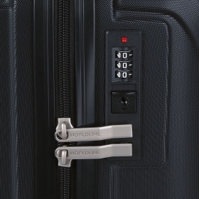 Walizka podróżna mała na kółkach, kabinowa 55x40x23 40l ABS 635A