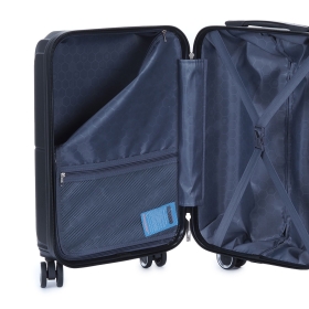 Walizka podróżna mała na kółkach, kabinowa 55x40x23 40l ABS 635A