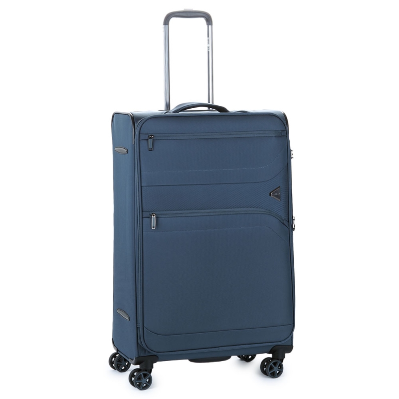 Walizka podróżna duża na kółkach materiałowa z poszerzeniem 100l 21505