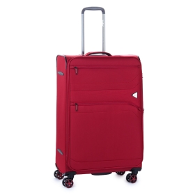 Walizka podróżna duża na kółkach materiałowa z poszerzeniem 100l 21505