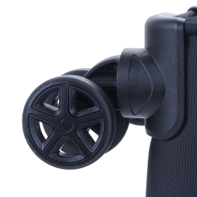 Walizka podróżna duża na kółkach materiałowa z poszerzeniem 100l 21505