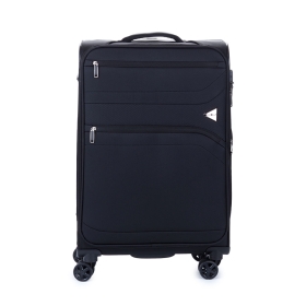 Walizka podróżna średnia na kółkach materiałowa, z poszerzeniem 80l 21505