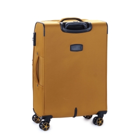 Walizka podróżna średnia na kółkach materiałowa, z poszerzeniem 80l 21505