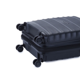 Walizka podróżna mała do samolotu, kabinowa, polypropylen TSA 40l 242