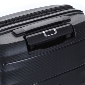 Walizka podróżna mała do samolotu, kabinowa, polypropylen TSA 40l 242