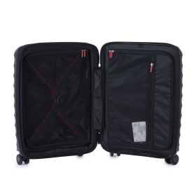 Walizka podróżna mała do samolotu, kabinowa, polypropylen TSA 40l 242