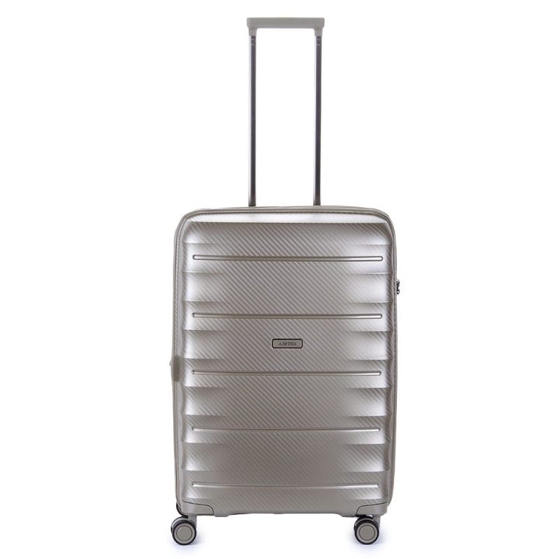 Walizka podróżna średnia na kółkach polipropylen 80l TSA Airtex 242